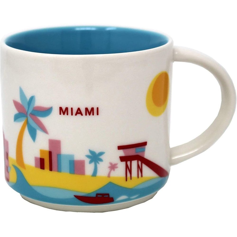 Starbucks MIAMI You Are Here Coffee/Tea Mug - Picture 1 of 6